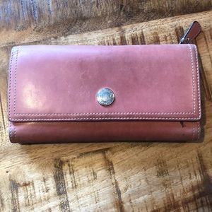 COACH Pink Leather Wallet